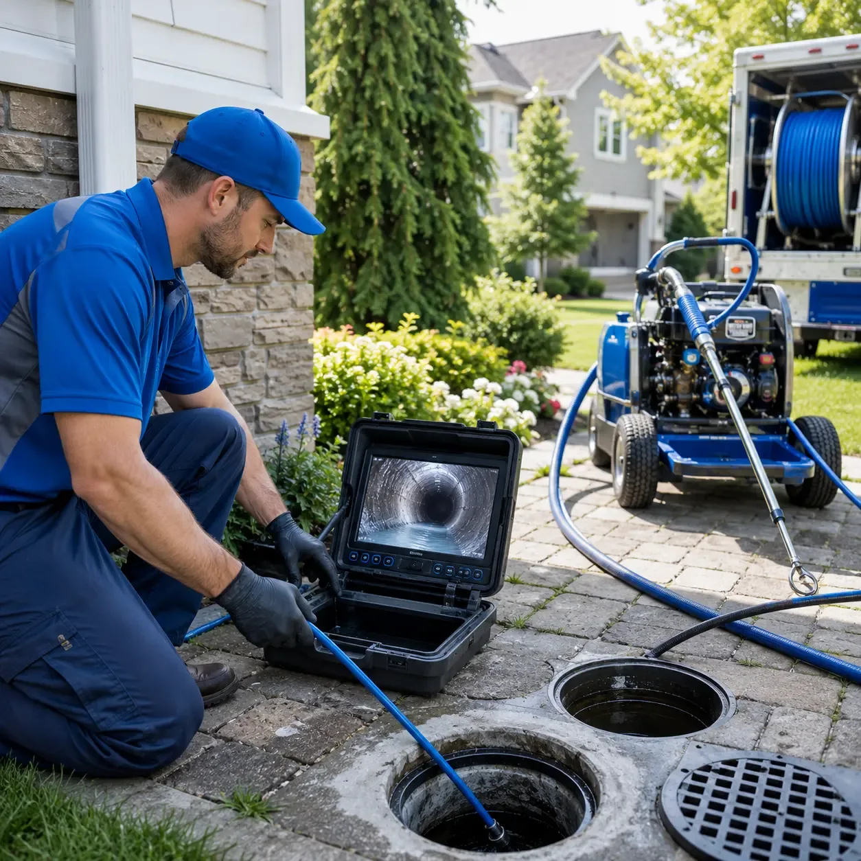 Outdoor drain cleaning professionals serving Lexington, MA